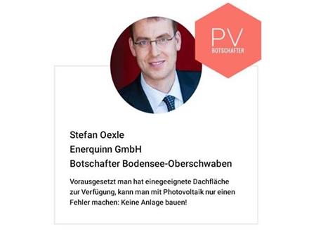 PV-Botschafter für Bodensee-Oberschwaben