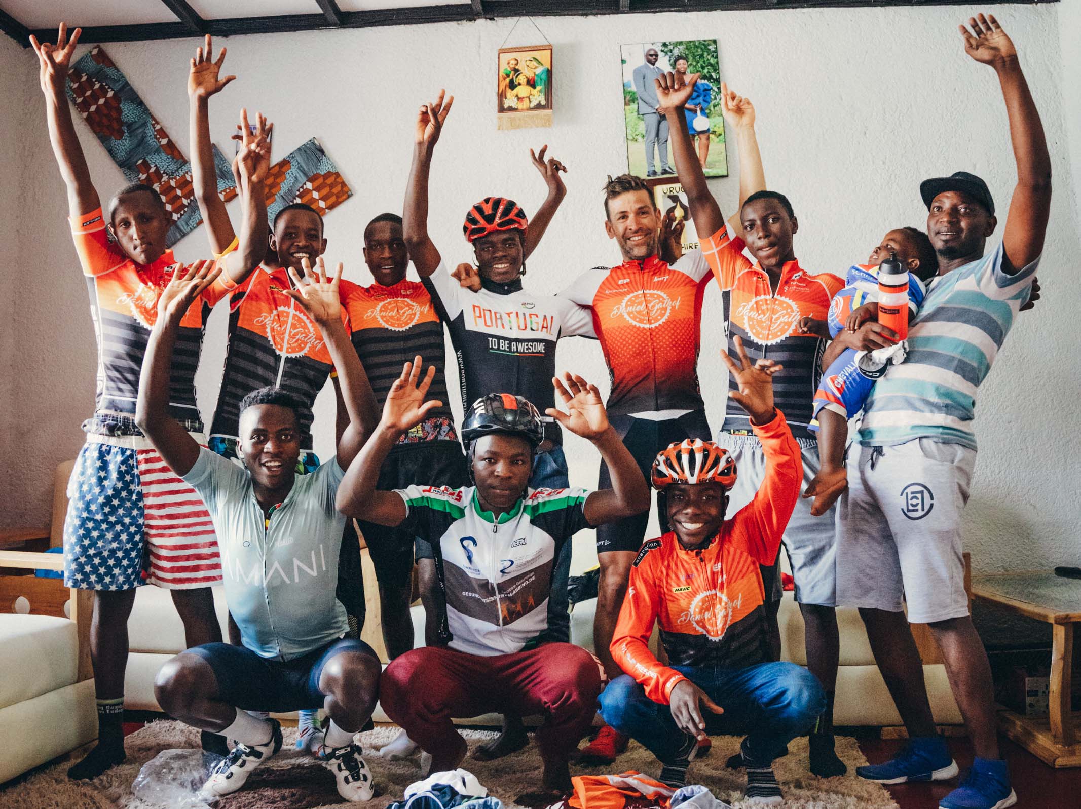 Daniel Gathof sportlich unterwegs in Ruanda